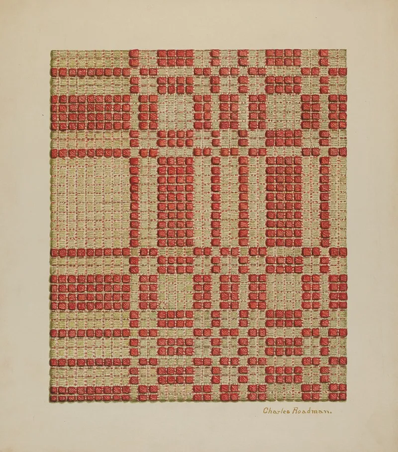 Coverlet 19 by Charles Roadman - Canvas Print