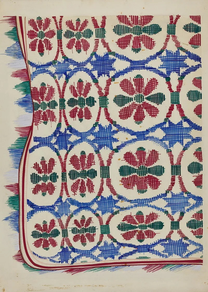 Coverlet 53 by Cornelius Frazier - Canvas Print