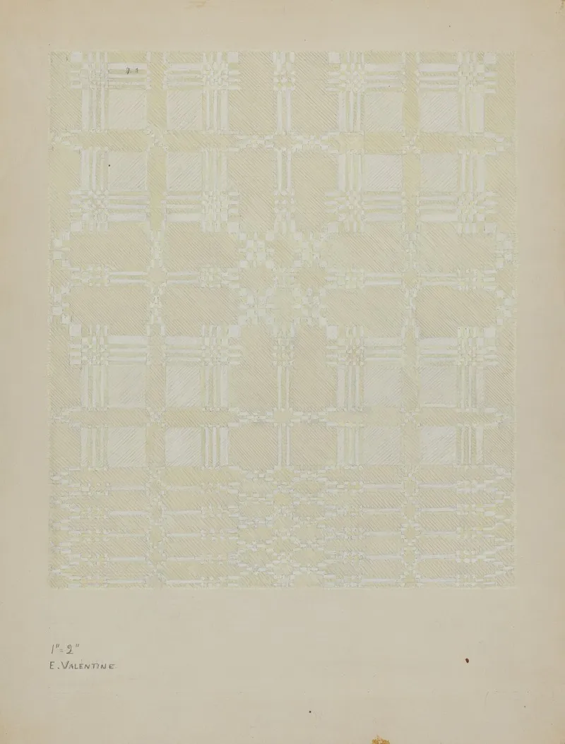 Coverlet 62 by Elizabeth Valentine - Canvas Print
