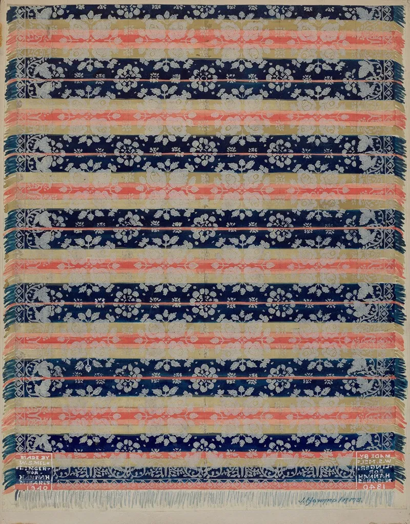 Coverlet 84 by J. Howard Iams - Canvas Print