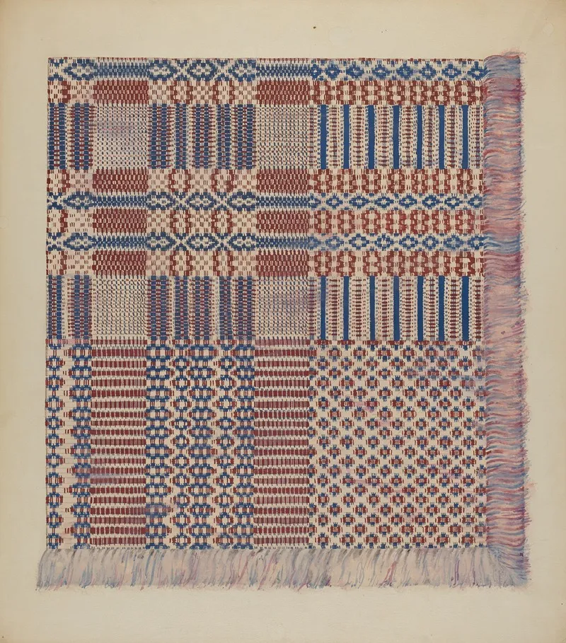 Coverlet 91 by Katherine Hastings - Canvas Print