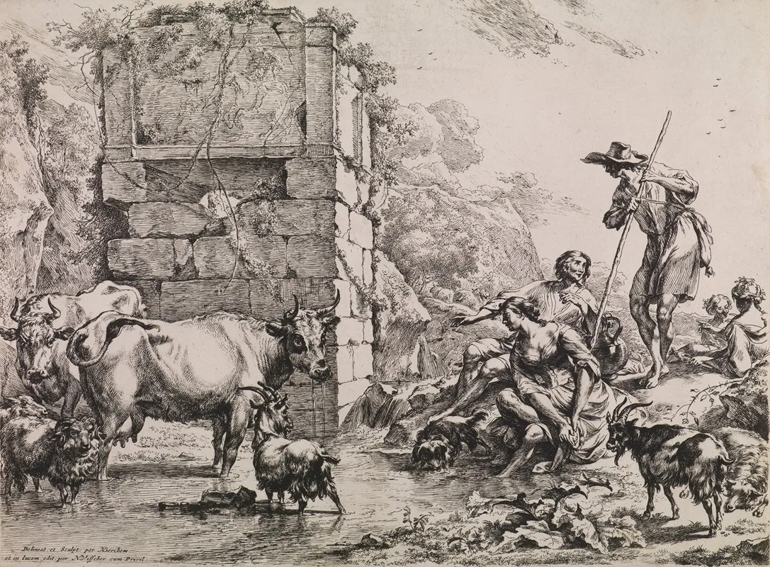 Cow Drinking