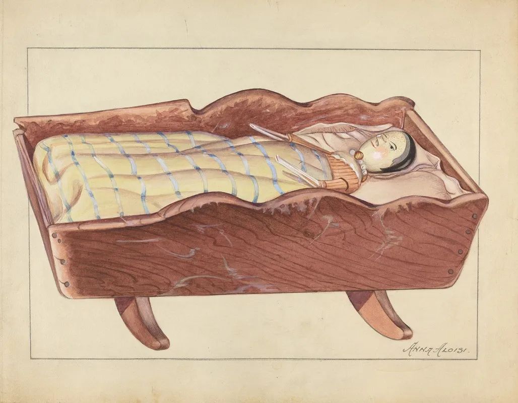 Cradle 8 by Anna Aloisi - Canvas Print