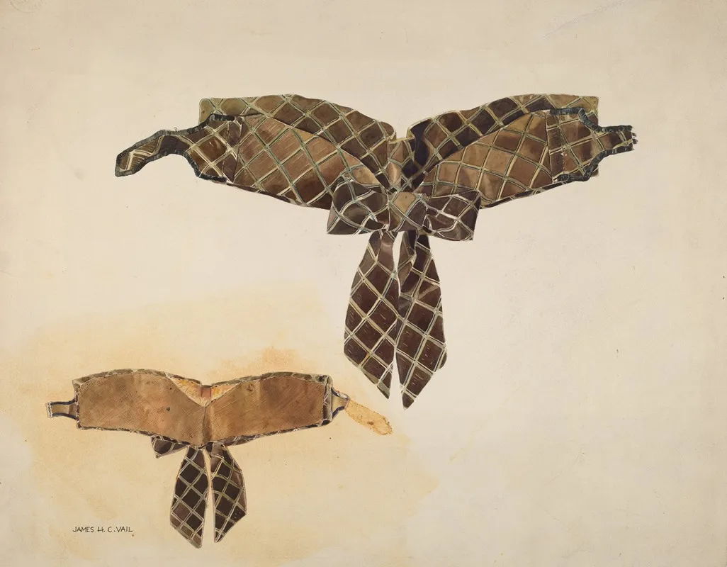 Cravat 5 by James Vail - Canvas Print