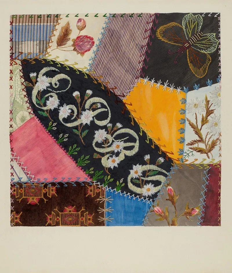 Crazy Quilt Detail 2