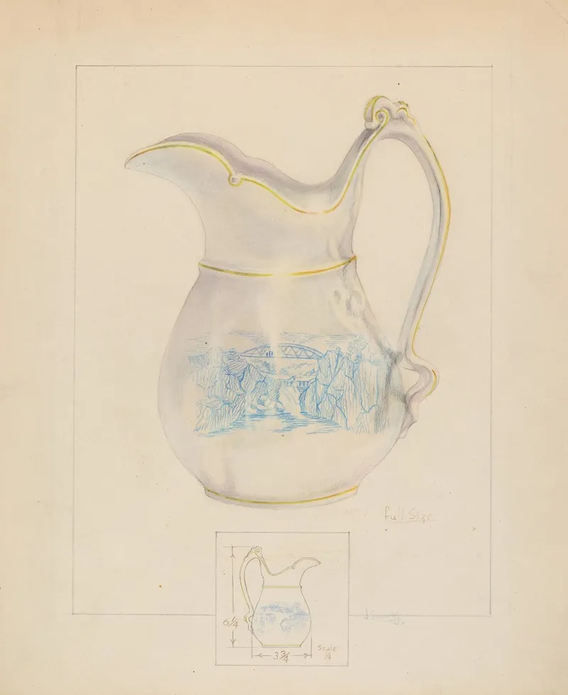 Cream Pitcher 18 by Joseph Sudek - Canvas Print