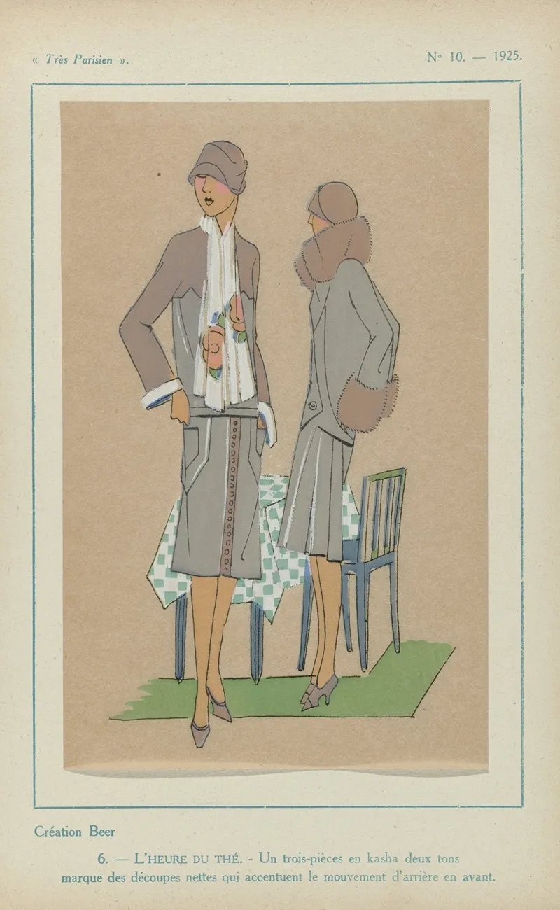 Creation Beer Lheure Du The by G-P. Joumard - Canvas Print