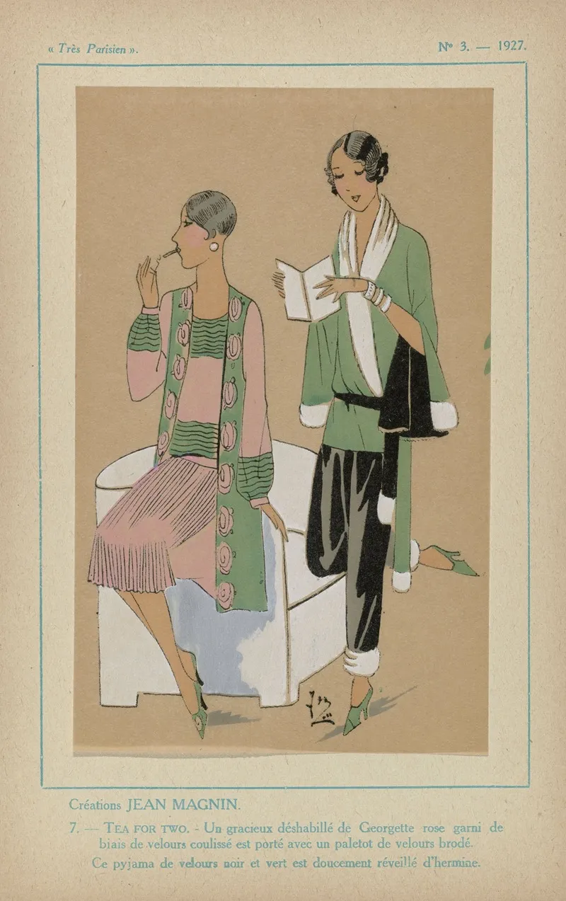 Creations Jean Magnin Tea For Two