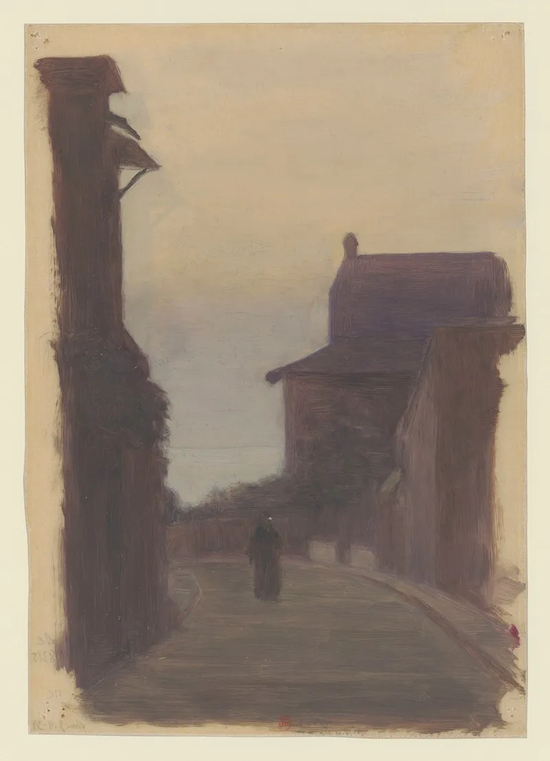 Crepuscule A Villers by Amédée Joyau - Canvas Print
