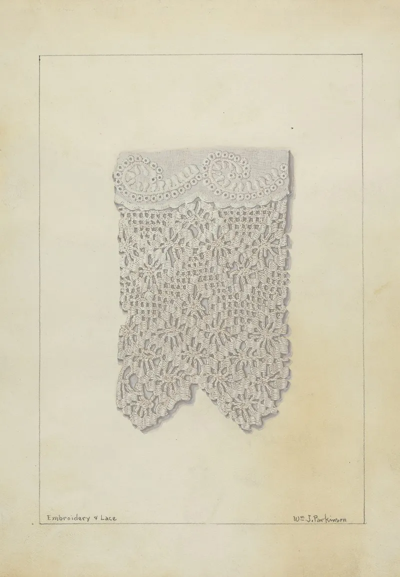 Crochet by William Parkinson - Canvas Print