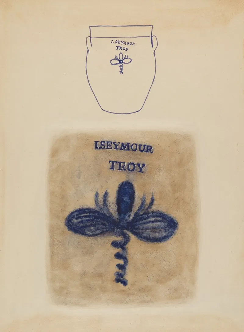 Crock 114 by Yolande Delasser - Canvas Print