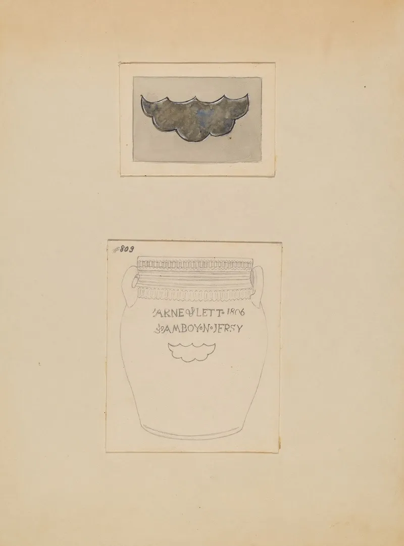 Crock 116 by Yolande Delasser - Canvas Print