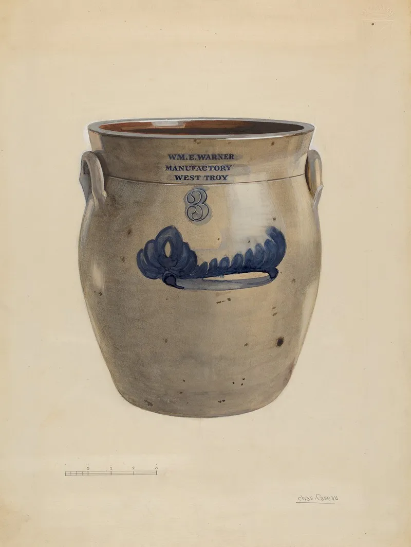 Crock 12 by Charles Caseau - Canvas Print