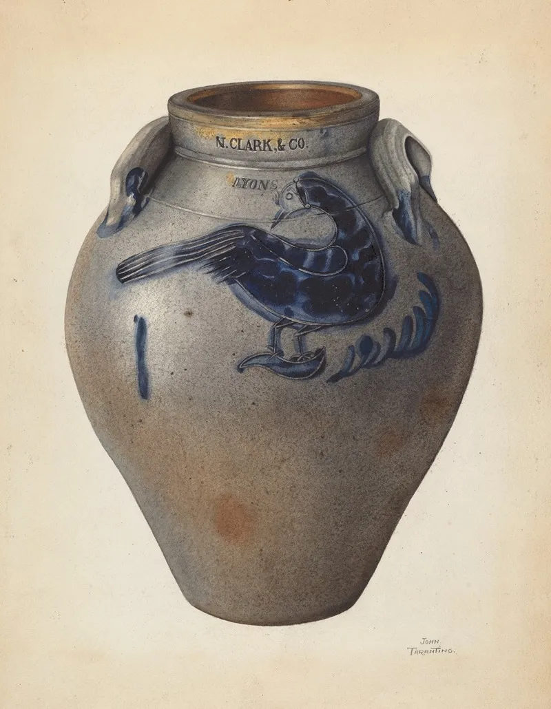 Crock 61 by John Tarantino - Canvas Print