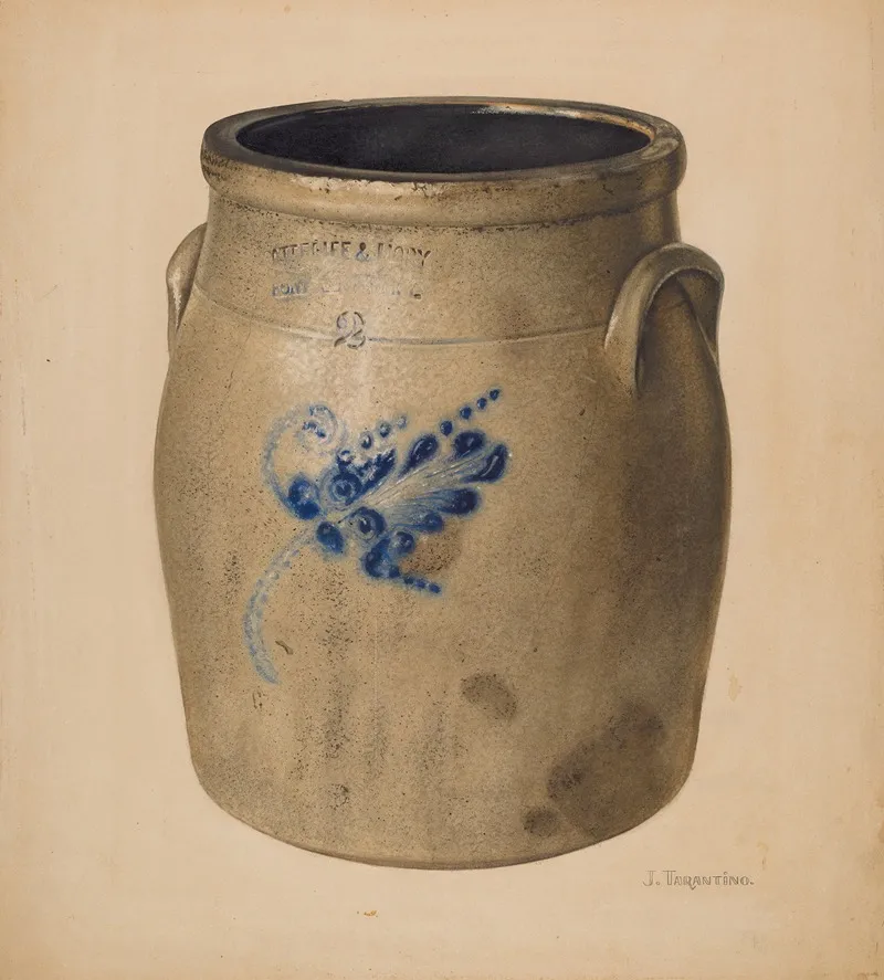 Crock 63 by John Tarantino - Canvas Print