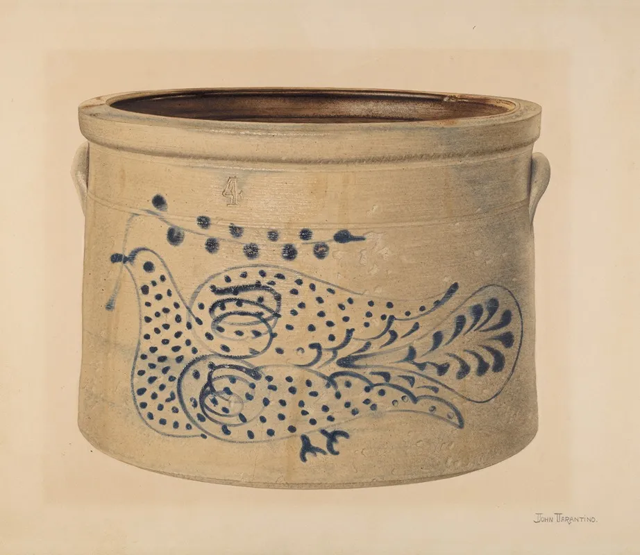 Crock 71 by John Tarantino - Canvas Print