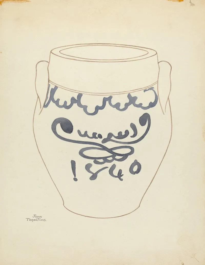 Crock 81 by John Tarantino - Canvas Print