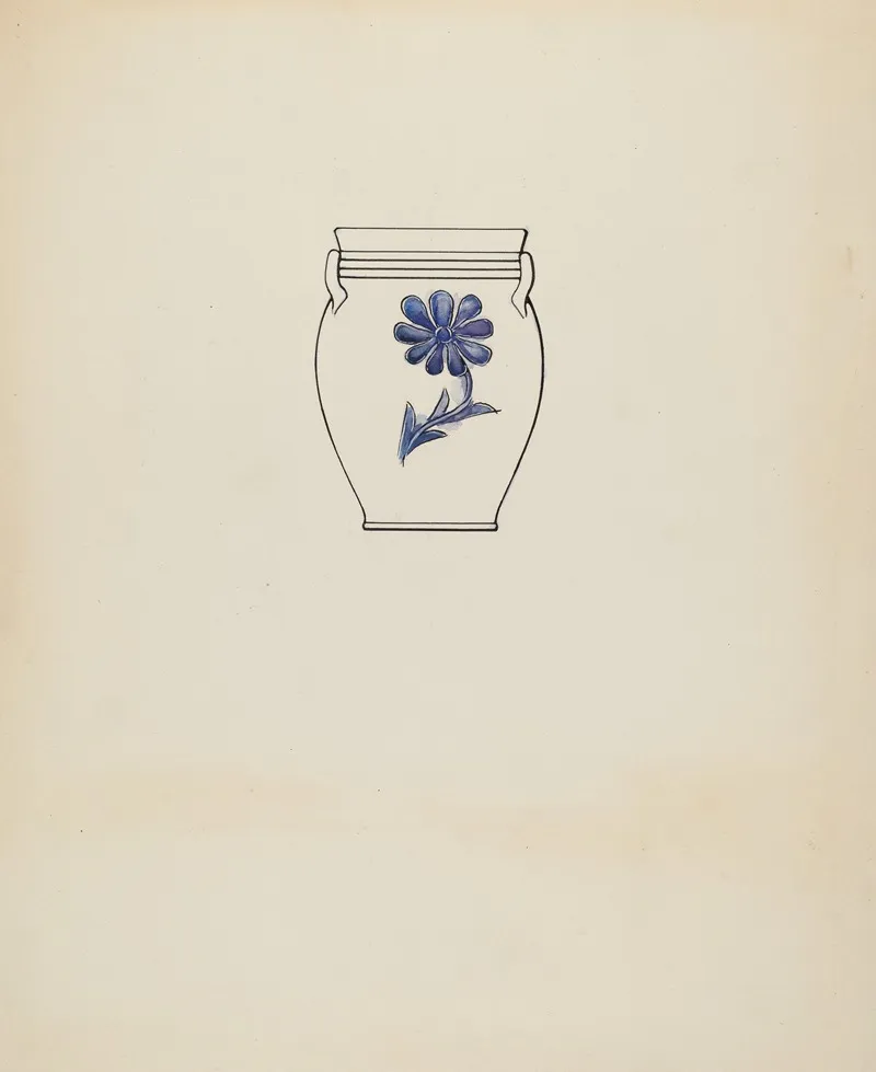 Crock 9 by Charles Caseau - Canvas Print