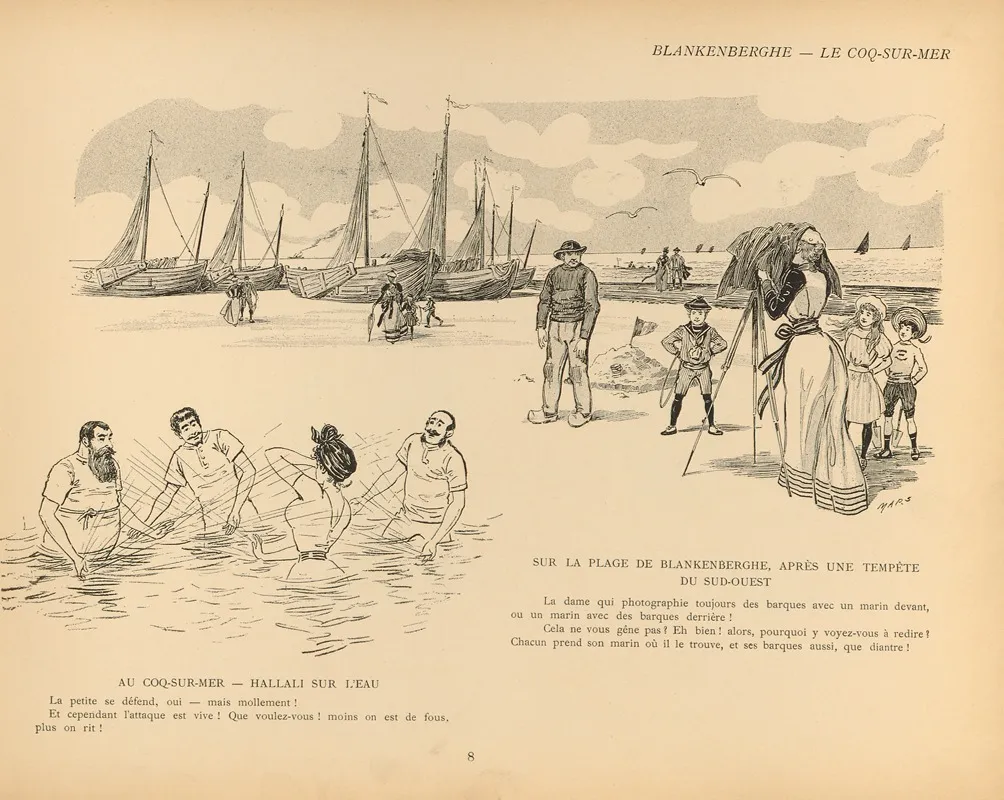 Croquis De Plage Pl 08