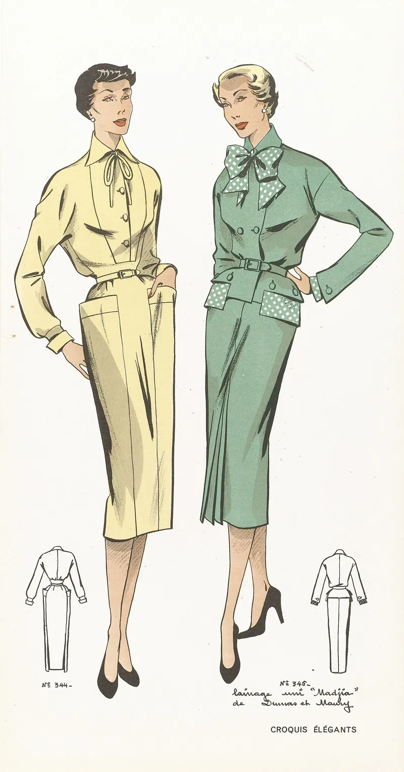 Croquis Elegants Lainage Uni Madjia