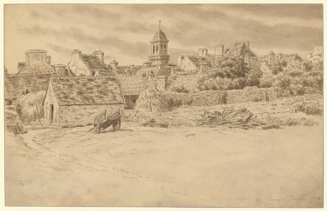 Crozon 2 by Henri Rivière - Canvas Print