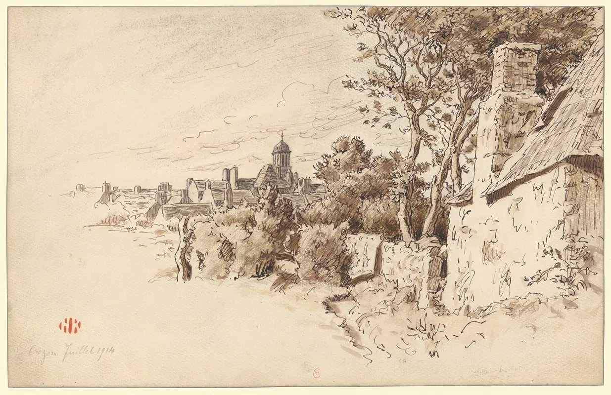 Crozon by Henri Rivière - Canvas Print