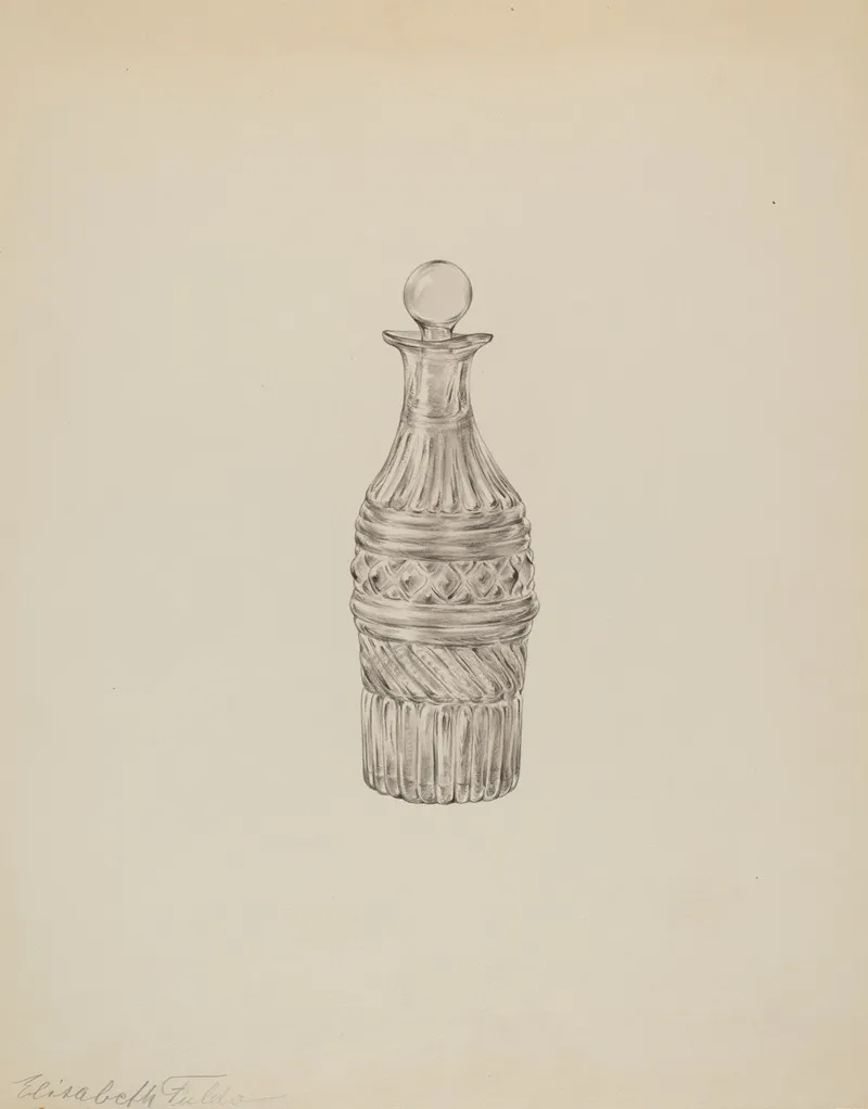 Cruet Bottle by Elisabeth Fulda - Canvas Print