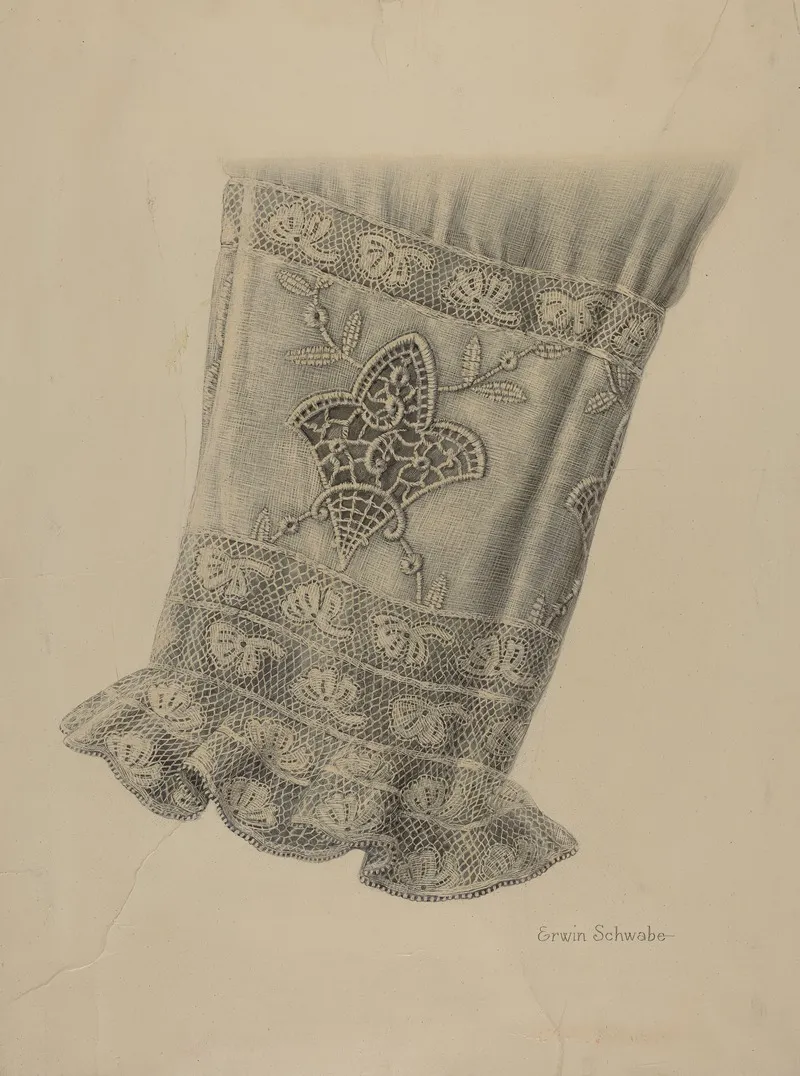 Cuff Lace by Erwin Schwabe - Canvas Print