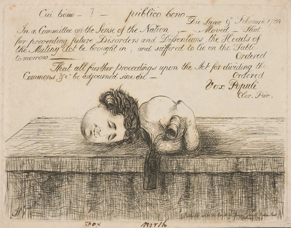 Cui Bono Publico Bono by James Sayers - Canvas Print