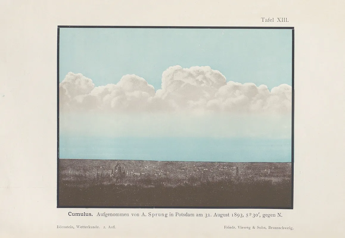 Cumulus by Richard Börnstein - Canvas Print