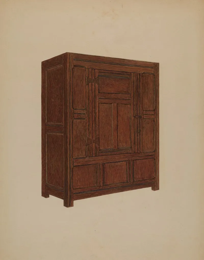 Cupboard 10 by Meyer Goldbaum - Canvas Print