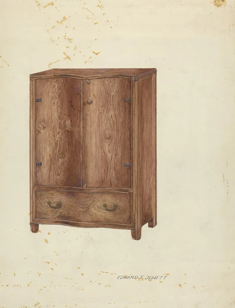 Cupboard 6 by Edward Jewett - Canvas Print