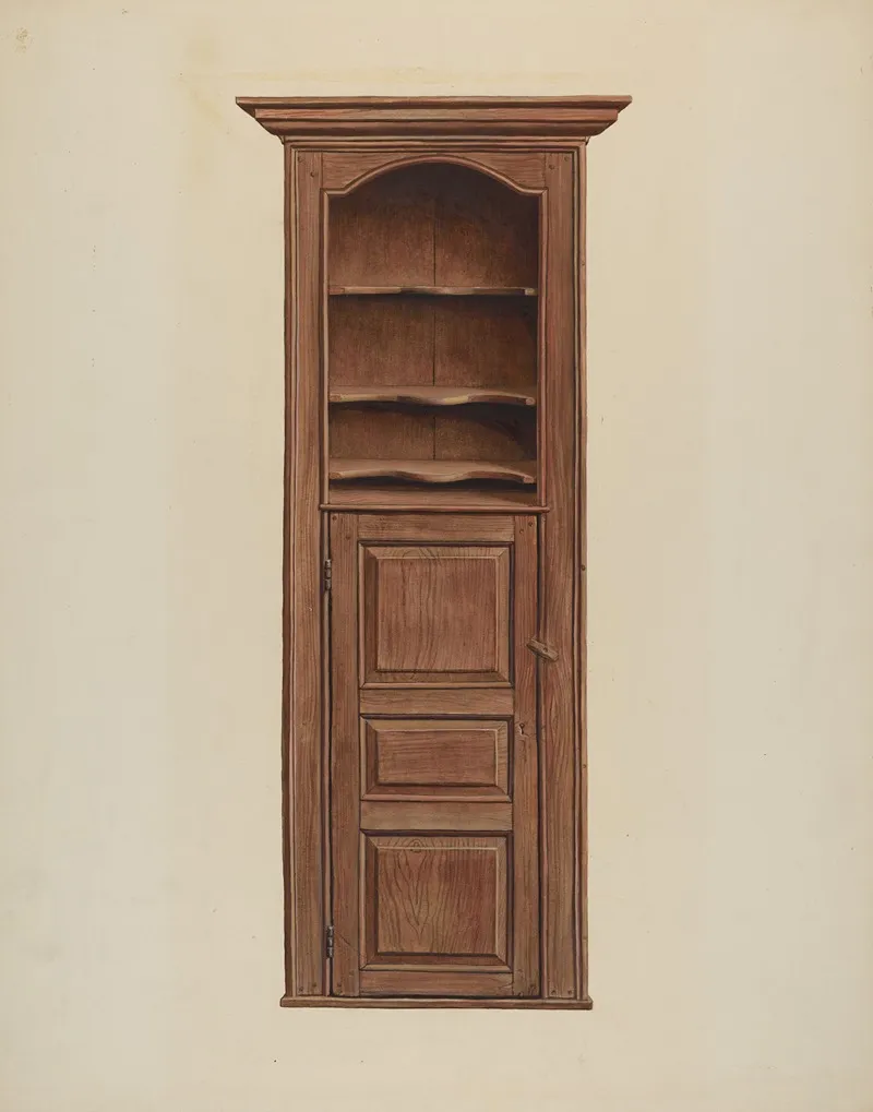 Cupboard 9 by Leslie Macklem - Canvas Print