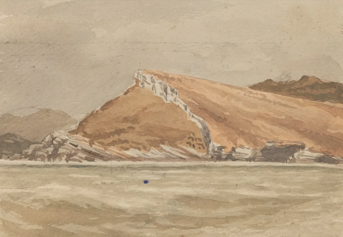 Curious Cliff Near Cape Farewell by William Marshall Cooper - Canvas Print