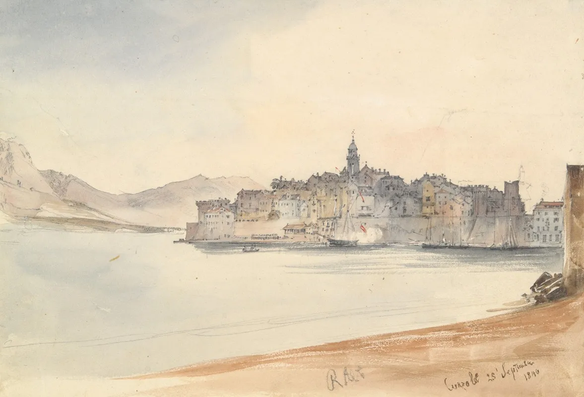 Curzold by Rudolf von Alt - Canvas Print