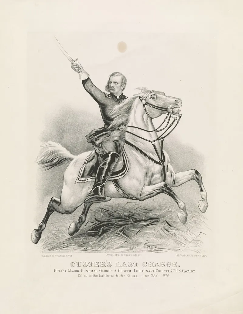 Custers Last Charge Brevet Major General George A Custer Lieutenant Colonel 7th U S Cavalry