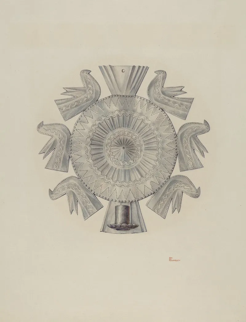 Cut Tin Candleholder