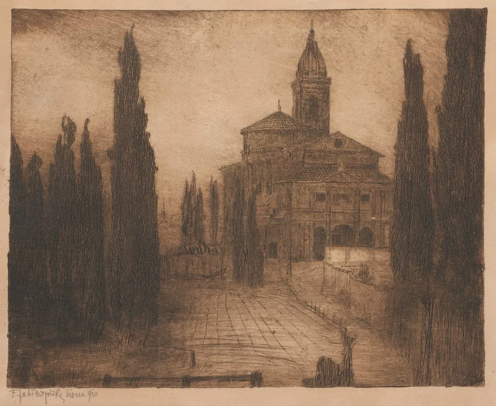 Cypresses Near Siena