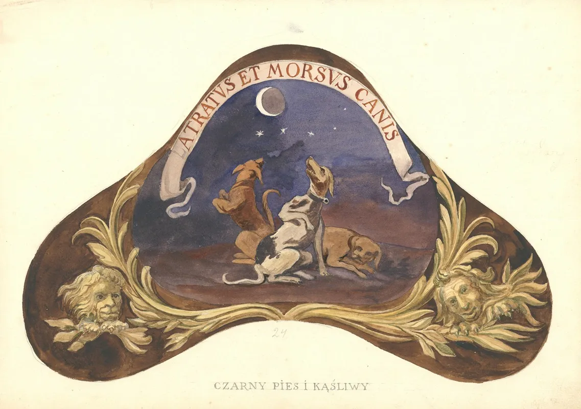 Czarny Pies I Kasliwy Latratus Et Morsus Canis