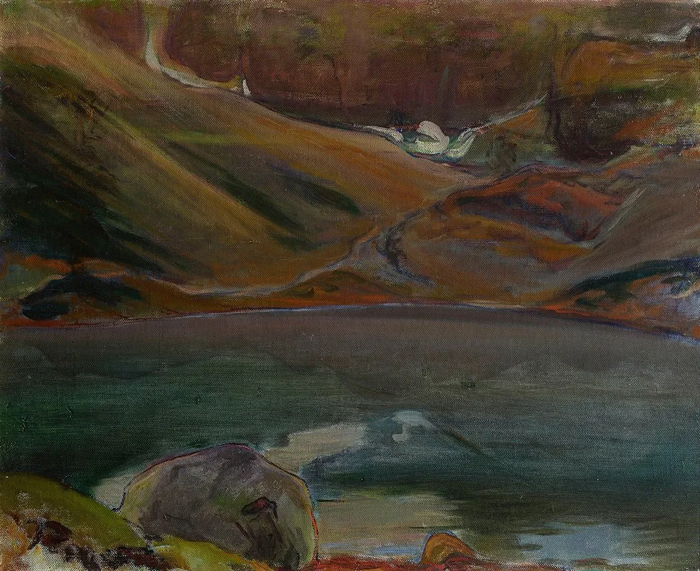 Czarny Staw The Black Tarn In The Tatra Mts