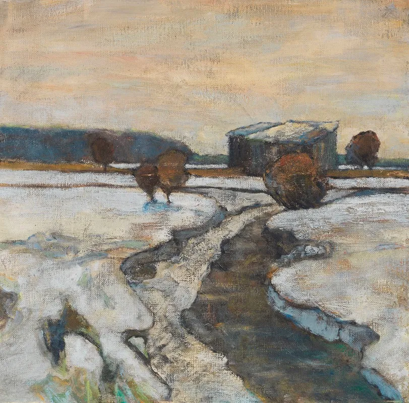 Dachauer Moorlandschaft Im Winter