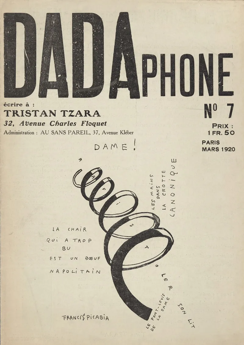 Dada Phone by Tristan Tzara - Canvas Print