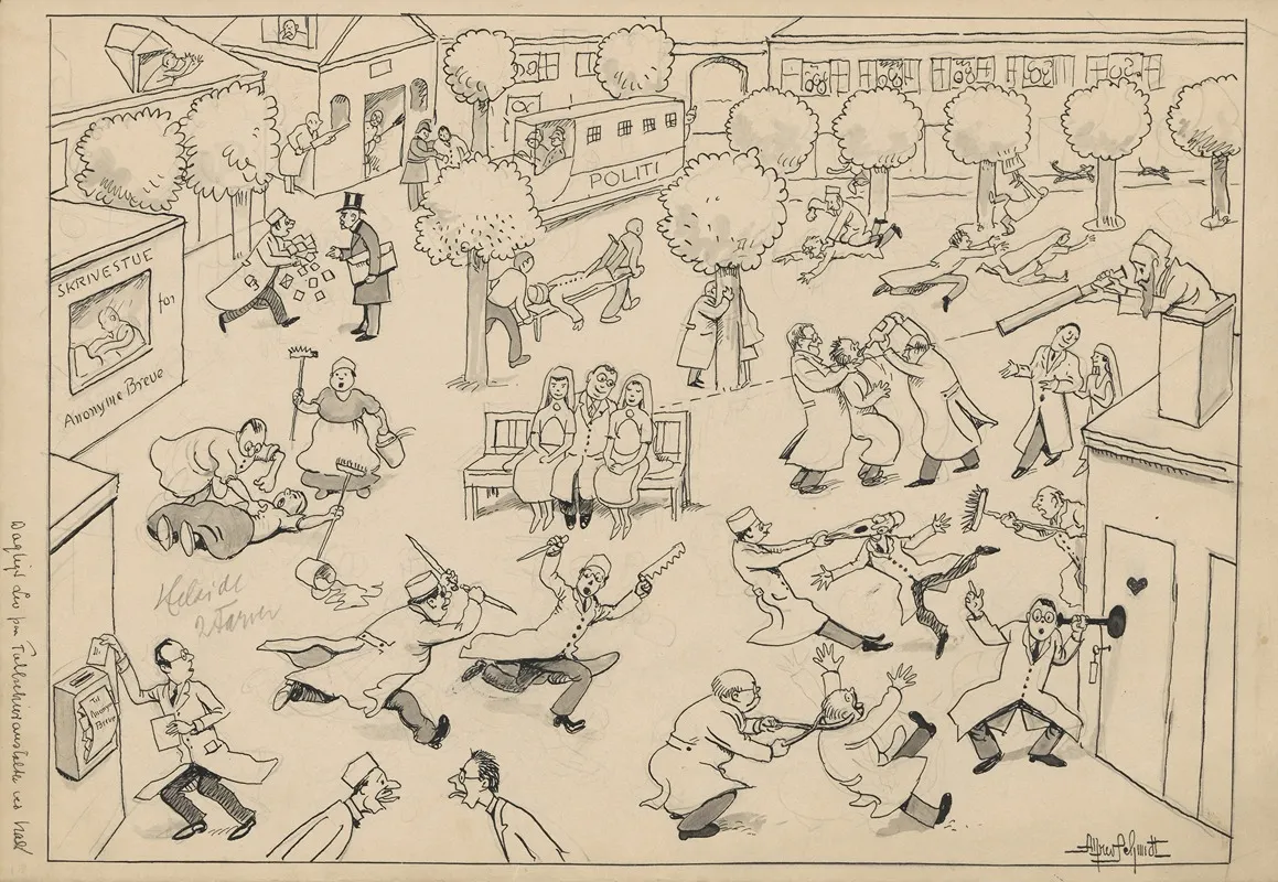 Daily Life At The Peoples Health Resort In Hald