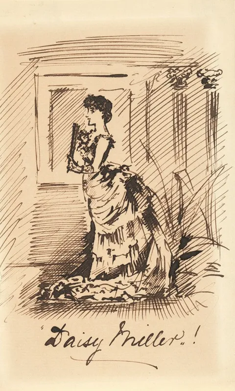 Daisy Miller by Sir Philip Burne-Jones - Canvas Print