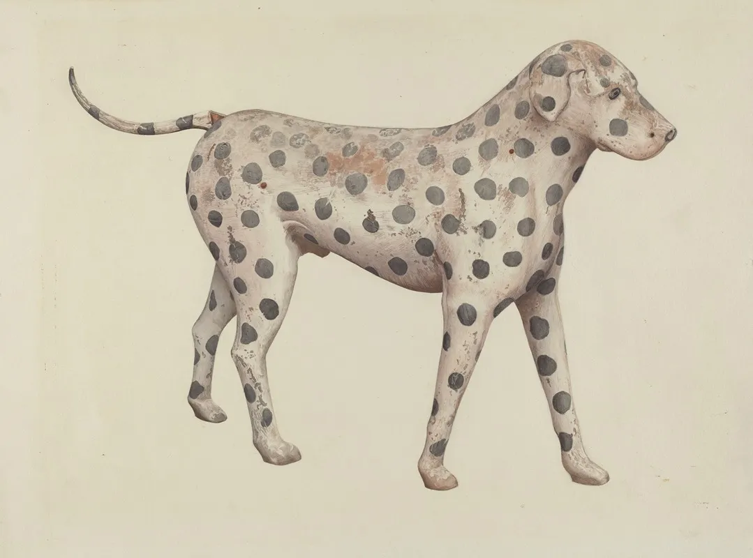 Dalmatian by Betty Fuerst - Canvas Print