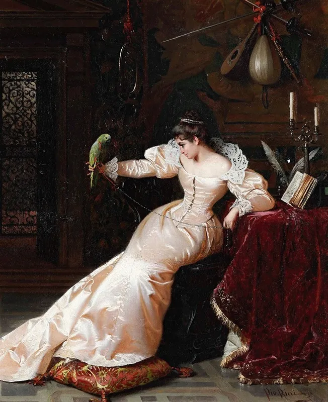 Dama Con Pappagallo