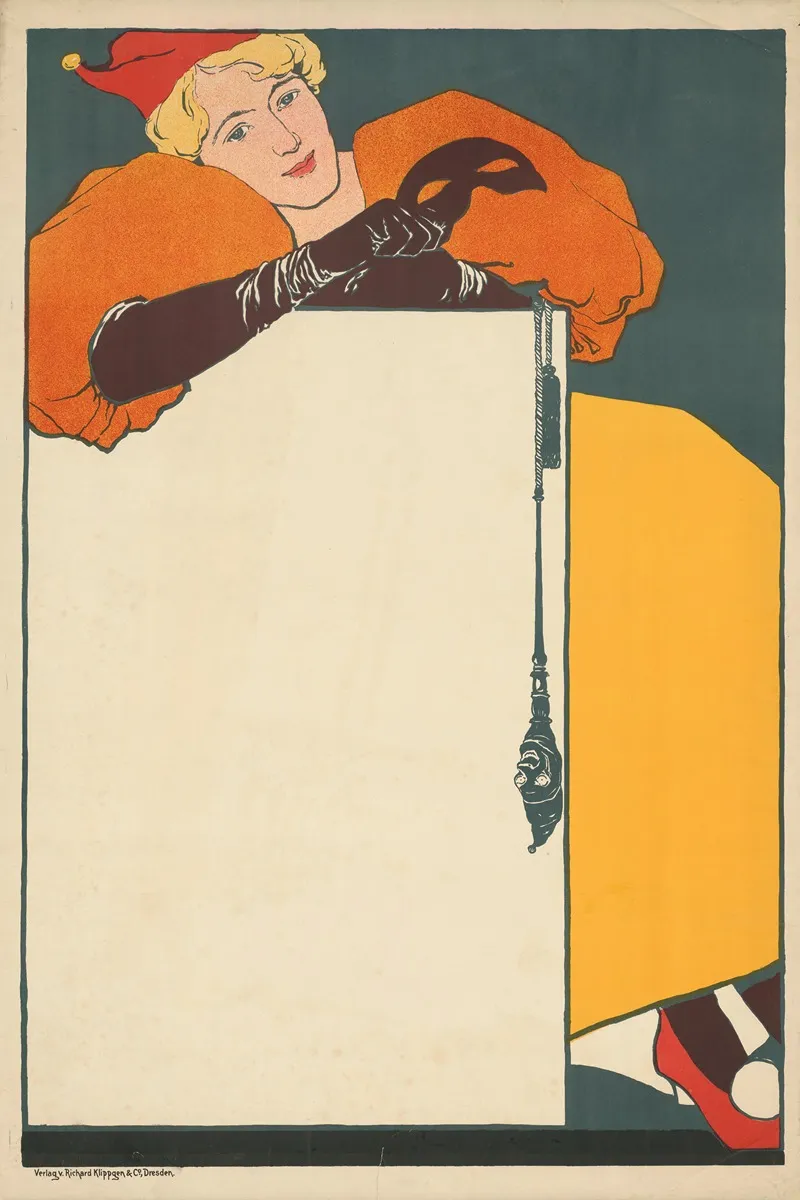 Dame Mit Narrenkappe 2