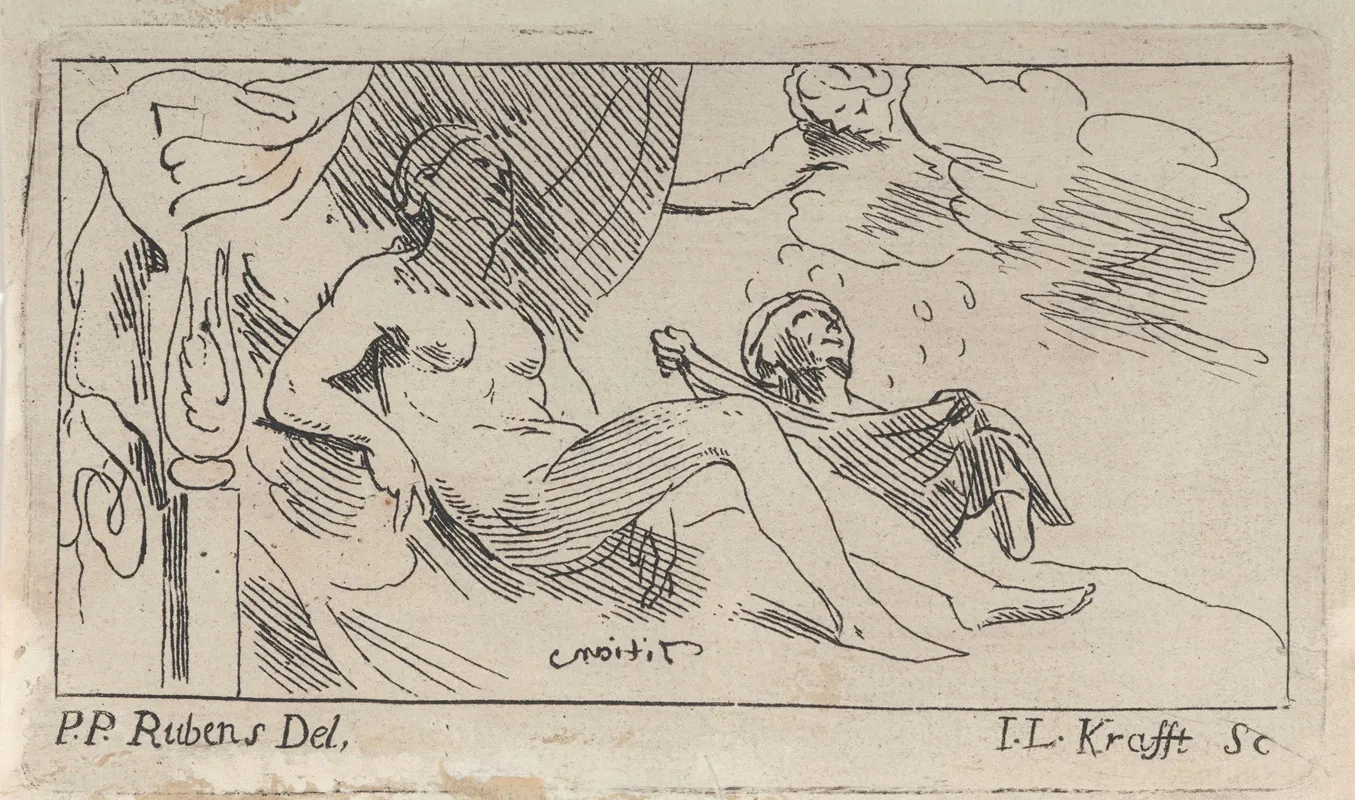 Danae 14 by Peter Paul Rubens - Canvas Print