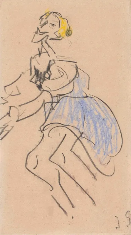 Dancer 5 by Jules Schmalzigaug - Canvas Print