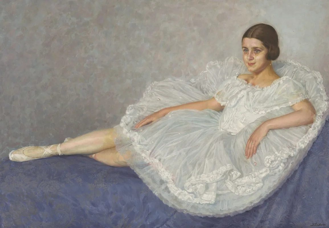 Dancer Janatova by Ivan Žabota - Canvas Print